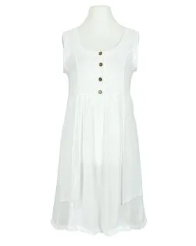 Kleid mit Leinen in  milchwei� von Diana (Bild 1)