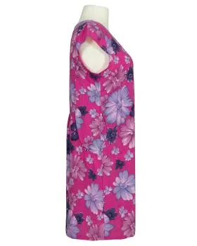 Kleid mit Leinen Floral in  pink von Made in Italy (Bild 3)