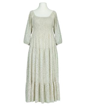 Kleid mit Lochspitze in  beige von H. Trend (Bild 1)