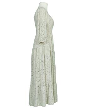 Kleid mit Lochspitze in  beige von H. Trend (Bild 2)