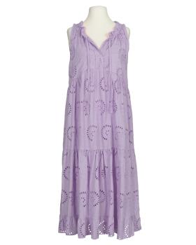 Kleid mit Lochspitze in  flieder von Made in Italy (Bild 1)