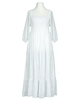 Kleid mit Lochspitze in  wei� von H. Trend (Bild 1)