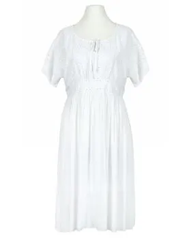 Kleid mit Lochstickerei in  wei� von Spaziodonna (Bild 1)