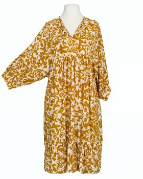 Kleid mit Muster in  camel von H. Trend (Bild 2)