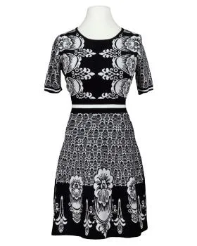 Kleid mit Ornament Print in  schwarz von lulu.com (Bild 1)