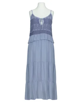 Kleid mit Seide in  blau von H. Trend (Bild 1)
