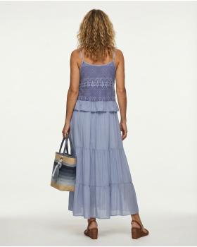 Kleid mit Seide in  blau von H. Trend (Bild 4)