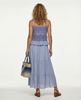 Kleid mit Seide in  blau von H. Trend (Bild 4)