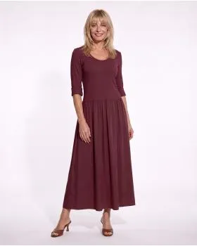 Kleid mit Seide in  bordeaux von Selected Touch (Bild 2)