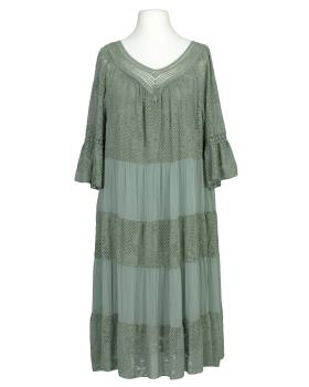 Kleid mit Seide in  oliv von Made in Italy (Bild 1)