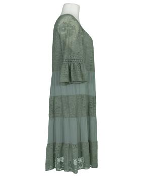 Kleid mit Seide in  oliv von Made in Italy (Bild 2)