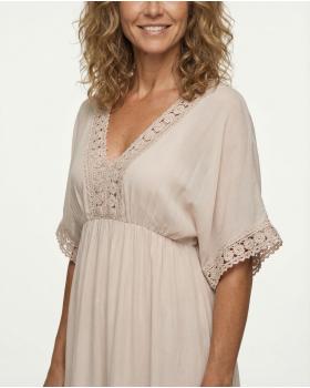 Kleid mit Seide in  rosa von H. Trend (Bild 4)