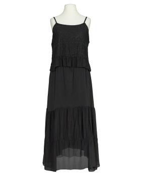 Kleid mit Seide in  schwarz von H. Trend (Bild 2)