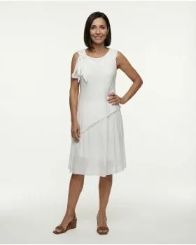 Kleid mit Seide in  wei� von Diana (Bild 2)