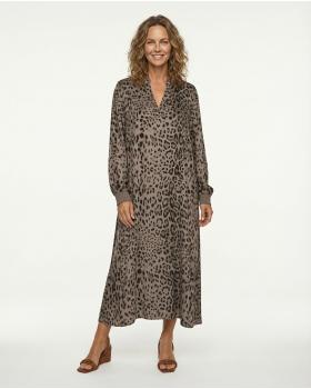 Kleid mit Seide Leoprint in  braun von Style Touch (Bild 3)