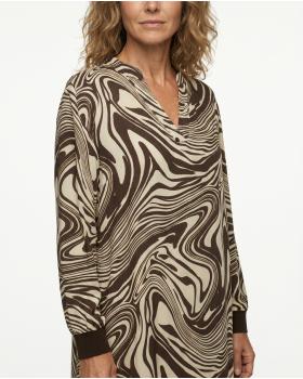 Kleid mit Seide Swirl-Print in  braun von Style Touch (Bild 4)