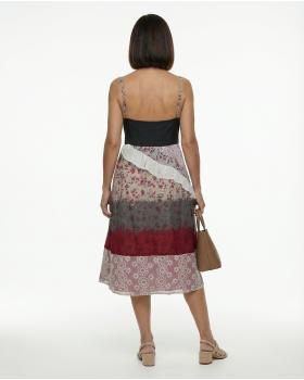 Kleid mit Spitze in  bunt von Lulu H (Bild 3)