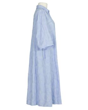 Kleid mit Stickerei in  hellblau von H. Trend (Bild 3)