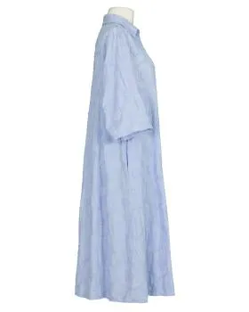 Kleid mit Stickerei in  hellblau von H. Trend (Bild 3)
