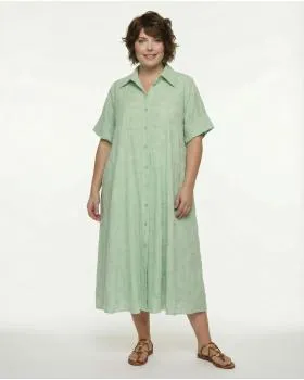 Kleid mit Stickerei in  mint von H. Trend (Bild 4)