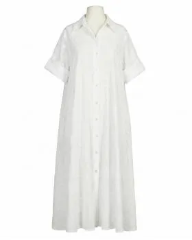 Kleid mit Stickerei in  wei� von H. Trend (Bild 1)