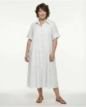 Kleid mit Stickerei in  wei� von H. Trend (Bild 4)