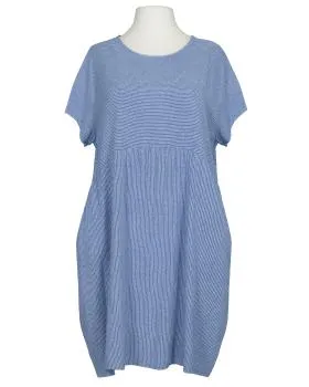 Kleid mit Streifen in  blau von Made in Italy (Bild 1)