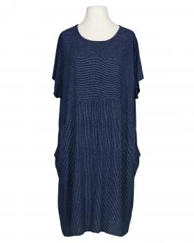 Kleid mit Streifen in  dunkelblau von Made in Italy (Bild 1)