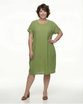 Kleid mit Streifen in  gr�n von Made in Italy (Bild 3)