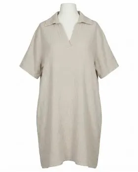 Kleid Musselin in  beige von Made in Italy (Bild 1)