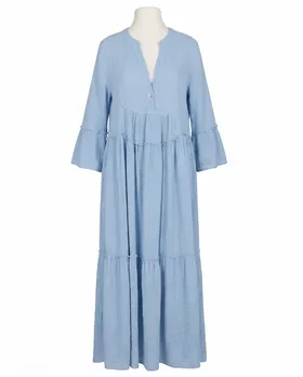 Kleid Musselin in  blau von Made in Italy (Bild 1)