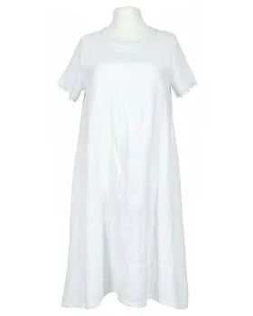 Kleid Stickerei A-Linie in  wei� von Spaziodonna (Bild 1)