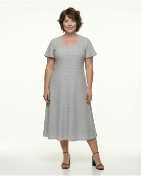 Kleid Streifen in  weiss von FASHION (Bild 2)