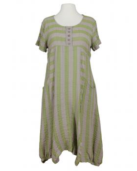 Kleid Streifen A-Schnitt in  kiwi von Zedd (Bild 1)