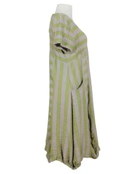 Kleid Streifen A-Schnitt in  kiwi von Zedd (Bild 3)