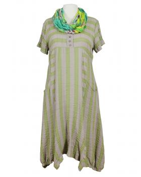 Kleid Streifen A-Schnitt in  kiwi von Zedd (Bild 4)