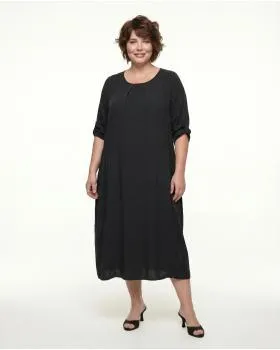 Kleid Viskose in  schwarz von Spaziodonna (Bild 3)
