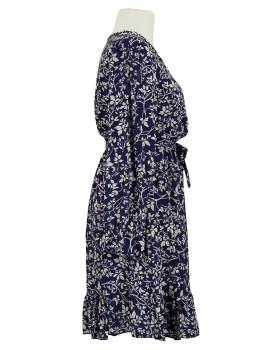 Kleid Wickeloptik in  blau von Made in Italy (Bild 2)