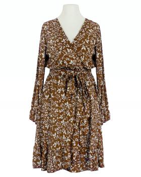 Kleid Wickeloptik in  braun von Made in Italy (Bild 1)