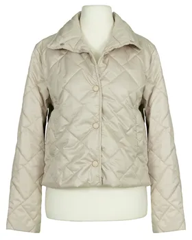 Kurze Steppjacke in  beige von Made in Italy (Bild 1)