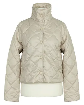 Kurze Steppjacke in  beige von Made in Italy (Bild 2)