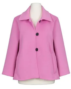 Kurzjacke aus Scuba-Jersey in  pink von Made in Italy (Bild 1)