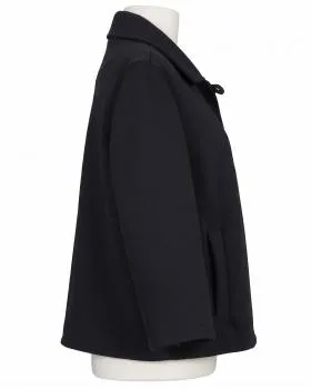 Kurzjacke aus Scuba-Jersey in  schwarz von Made in Italy (Bild 2)