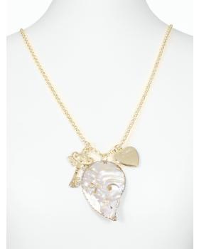 Lange Halskette mit Perlmutt Anhnger in Lange Halskette mit Perlmutt Anhnger von Jewelry (Bild 1)