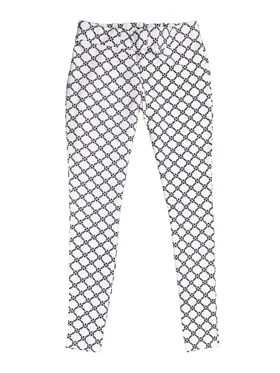 Leggings Rautenmuster in  wei� von Victoria Karl (Bild 1)