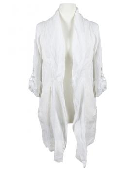 Leinen Jacke in  weiss von Spaziodonna (Bild 1)