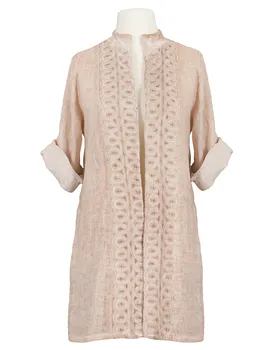 Leinen Jacke Stickerei in  rosa von Donna (Bild 1)