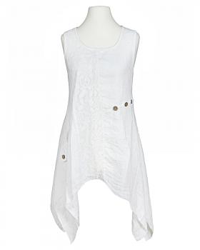 Leinen Tunika A-Linie in  weiss von Pronto Moda (Bild 1)