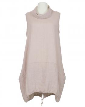 Leinen Tunika Ballonform in  rosa von Spaziodonna (Bild 1)