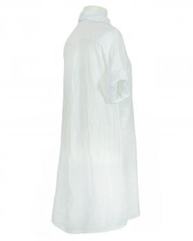 Leinen Tunika mit Spitze in  weiss von Spaziodonna (Bild 2)